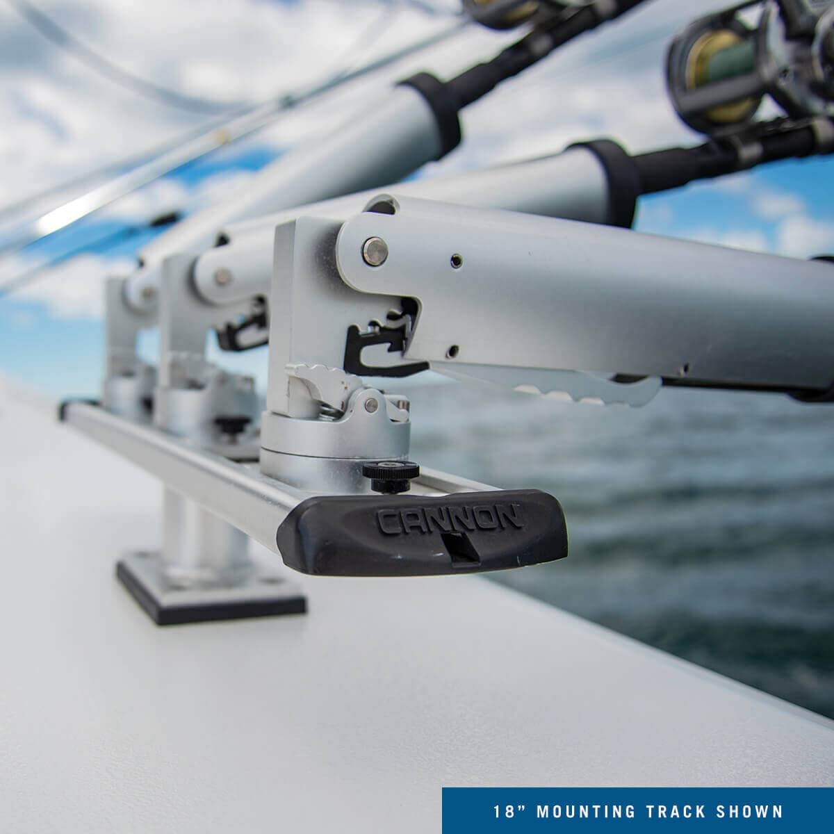 Cannon Mounting Track Aluminum for Downriggers and Boat Accessories – 36"