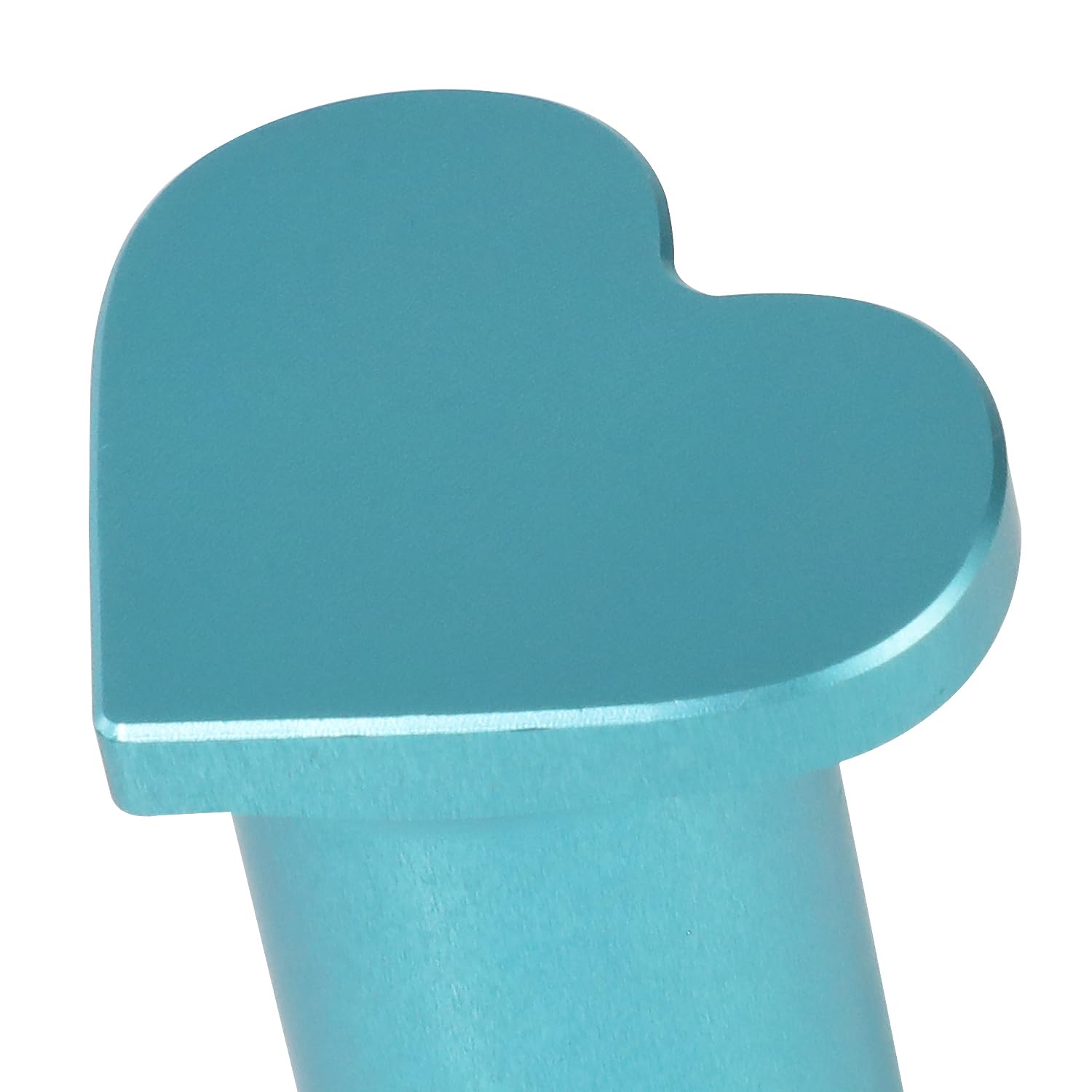 NRG Innovations 6061 Aluminum NRG-DB-H001MF Heart E-Brake Drift Button, Hand Brake Lever Button Compatible with Nissan S13/S14/S15, Minty Fresh