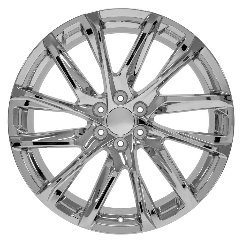 24 Inch OE Wheels CA90 Rim Fits Escalade Style 6x139.7 24x10 Chrome - Hollander 4875 (1)