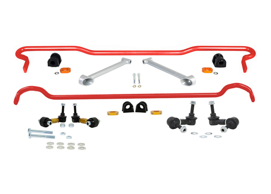 Nolathane Front and Rear REV013.0002 Suspension Stabilizer Bar Kit Compatible with Subaru 08-14 Impreza