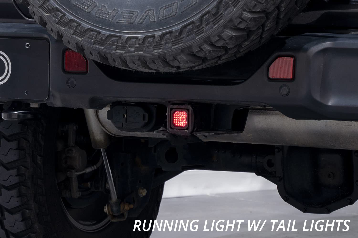 HitchMount Diode Dynamics Reverse Light Kit compatible with Jeep Wrangler 2018-2026, C1