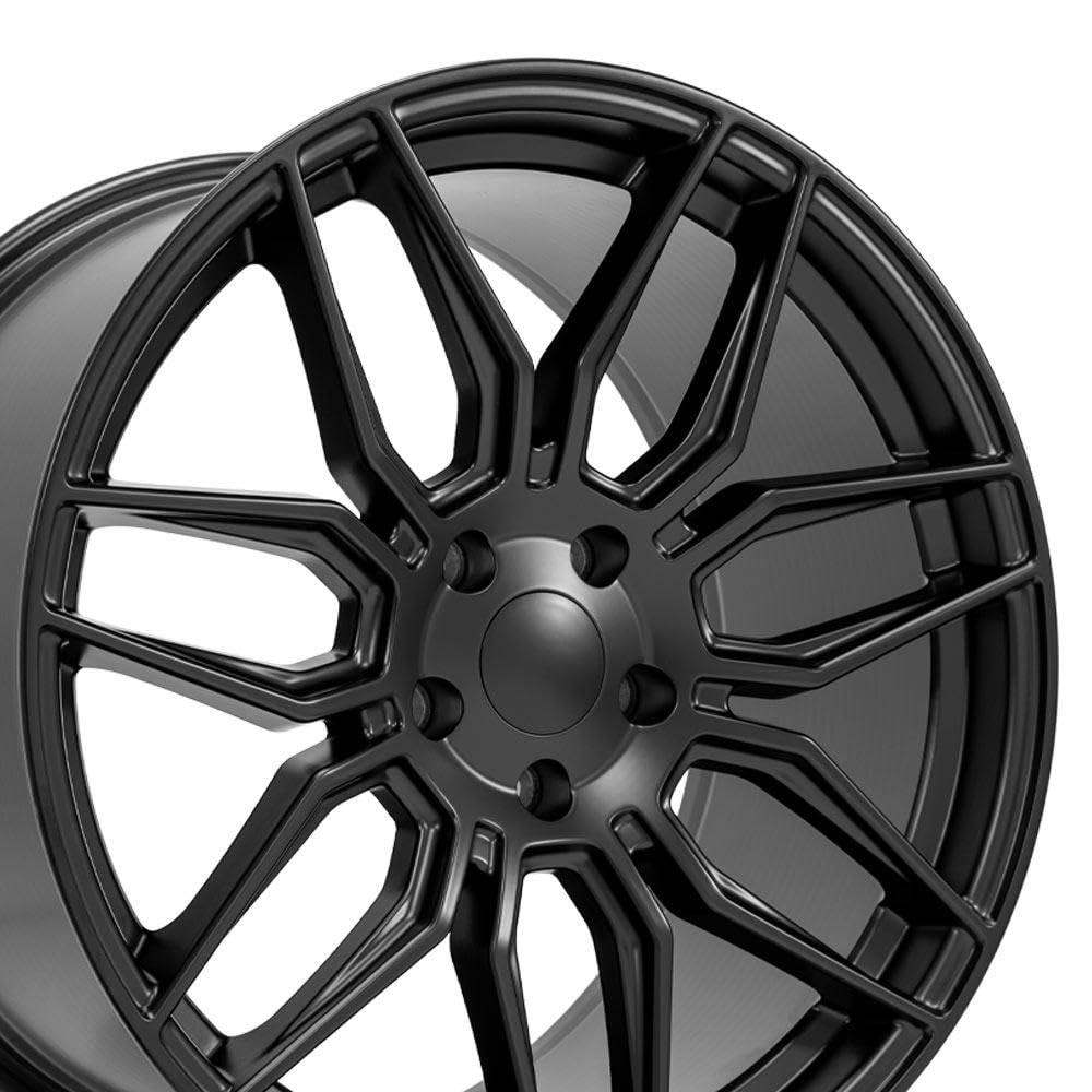 20" Replica Wheel Cv03D OE Wheels Fits Chevrolet C8 Corvette 20X11 Satin Black Wheel