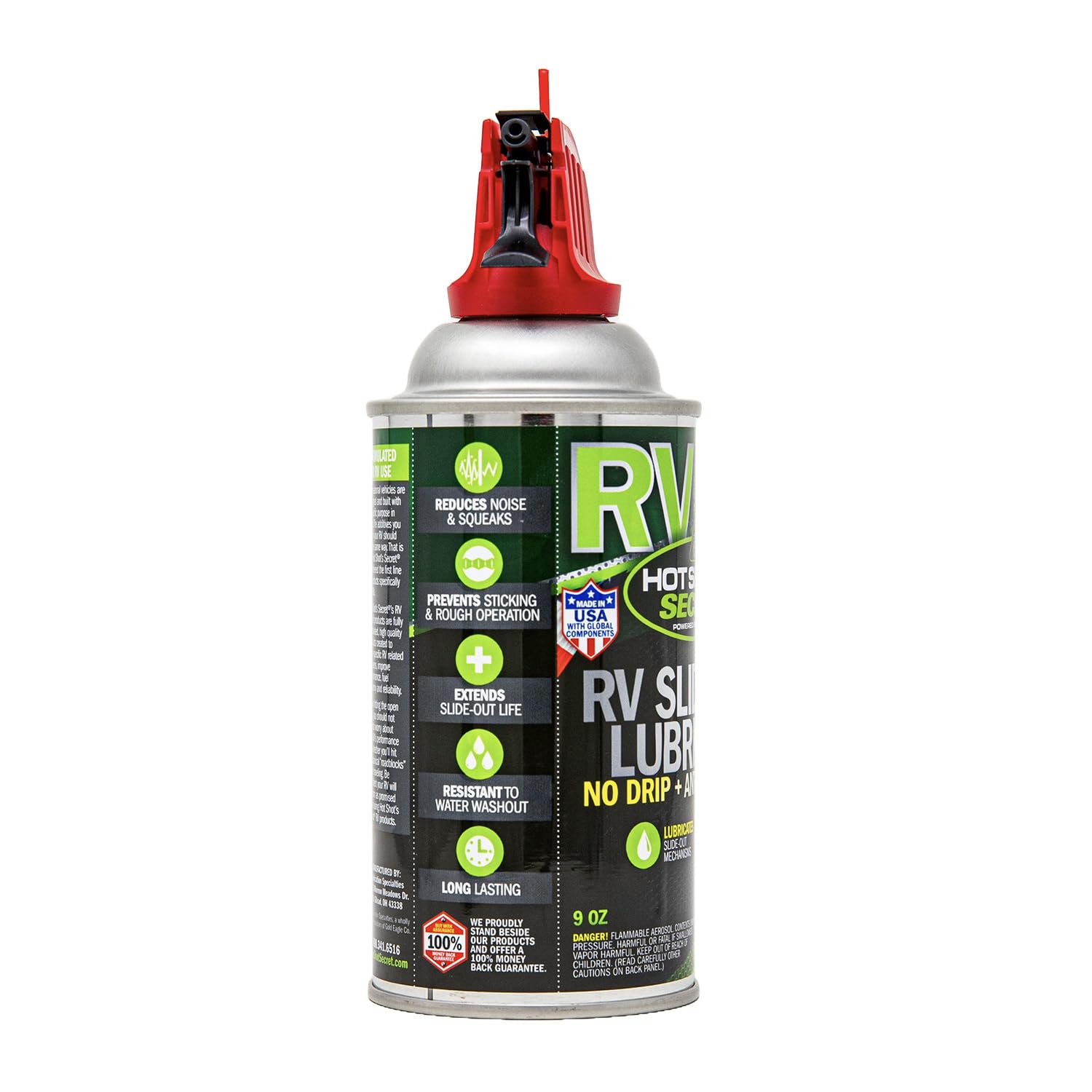 RV Slide-Out Lubricant Hot Shot's Secret 9 Ounce