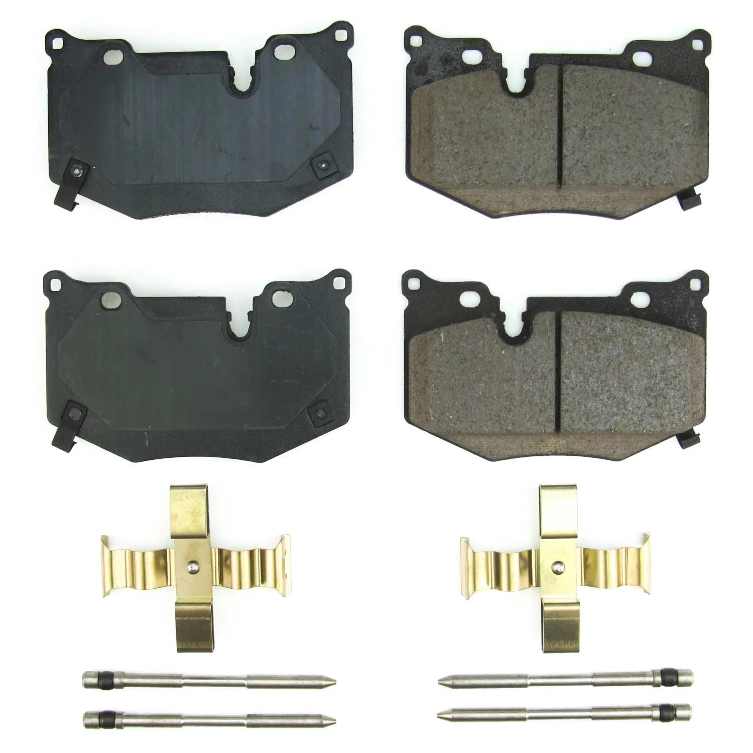 Rear Brake Kit Power Stop For Chevrolet Corvette 2020-25 - Ceramic Brake Pads With Installation Hardware, 17-8010