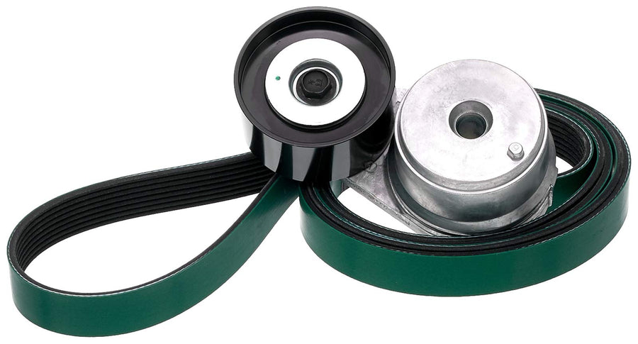 Gates - Ford F-650 Super Duty 03-05 Ford V8 6.0L Diesel Serpentine Belt Kits (90K-38556HD)