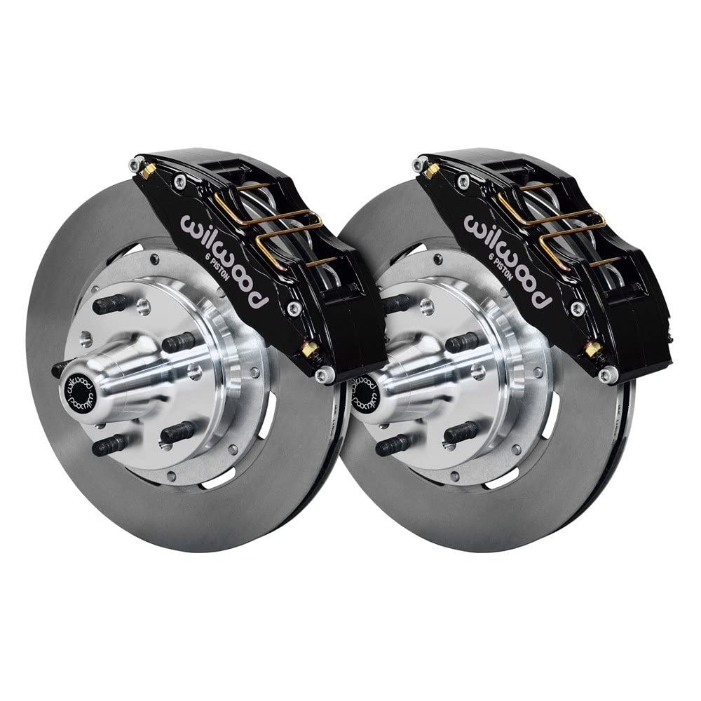 Front Hub Kit DP6A, 12.19", Drilled, Red