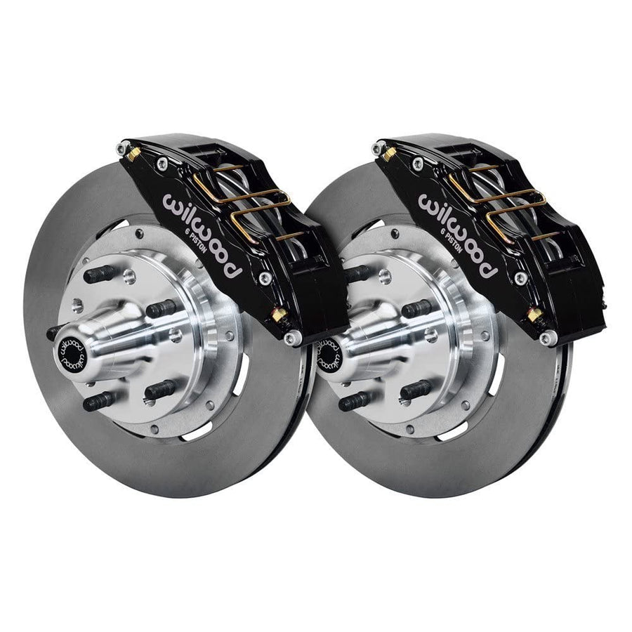 Front Hub Kit DP6A, 12.19", Drilled, Red