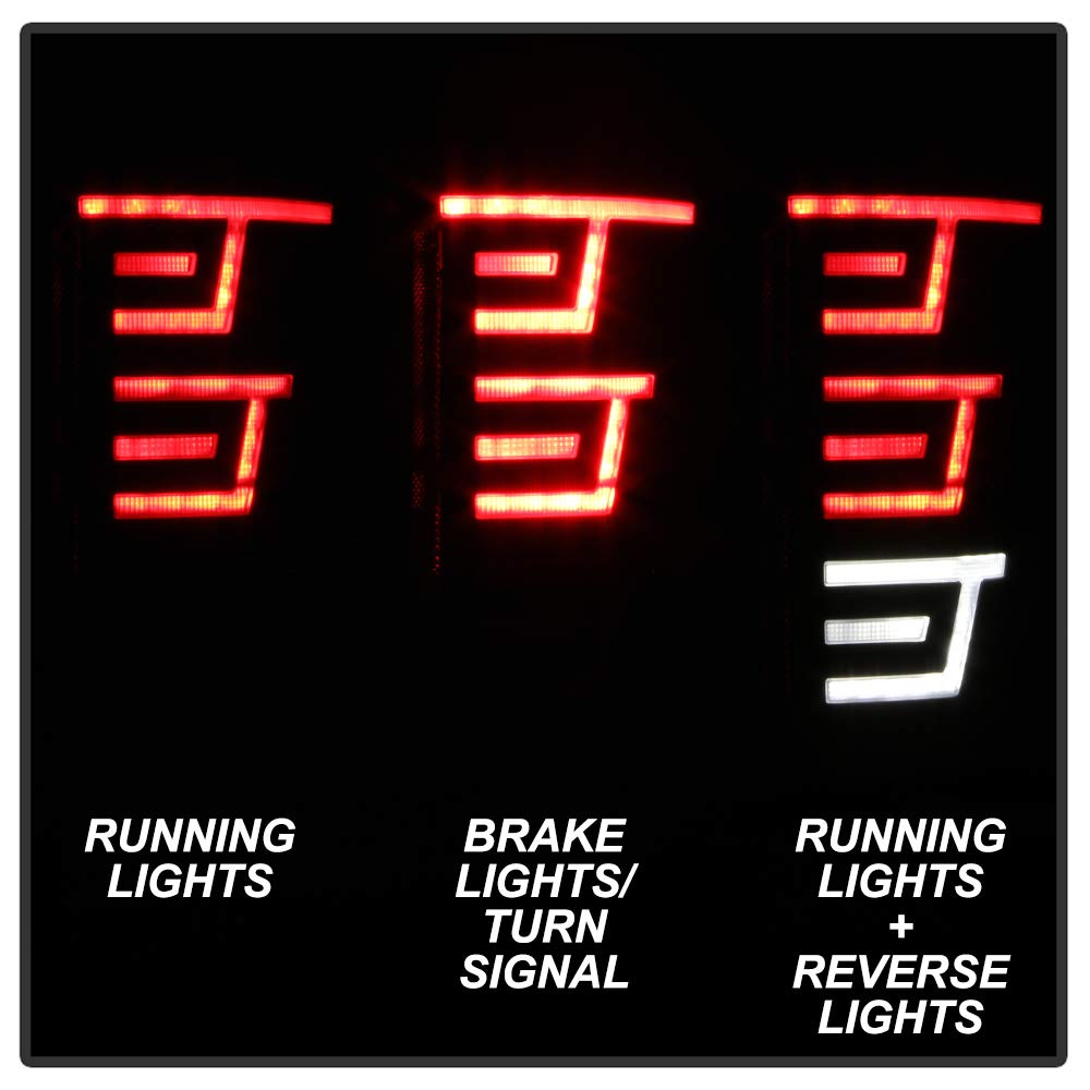 Tail Lights Xtune (ALT-JH-FF15015-LBLED-BSM) (Akkon)