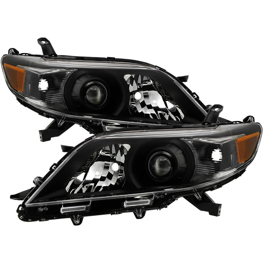 Toyota Sienna 2011-2016 Spyder (OE) Halogen SE Model only (Don‘t fit HID & LED Daytime Running Light Models) OEM Style Headlights -Black