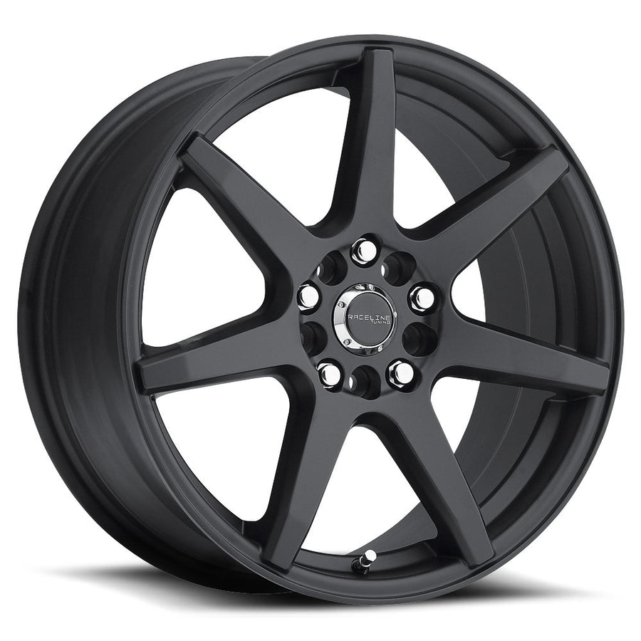 Raceline Evo Rims Black 16X7 5X112/5X120 +40mm
