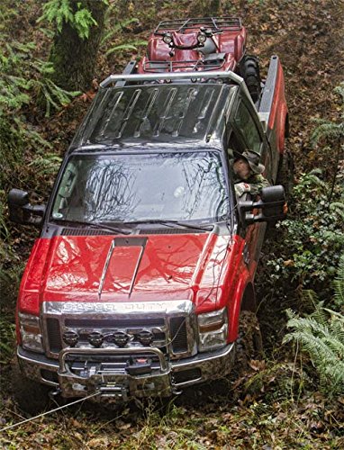 M15000 Series WARN 47801 Electric 12V Heavyweight Winch with Steel Cable Wire Rope: 7/16" Diameter x 90' Length, 7.5 Ton (15,000 lb) Pulling Capacity