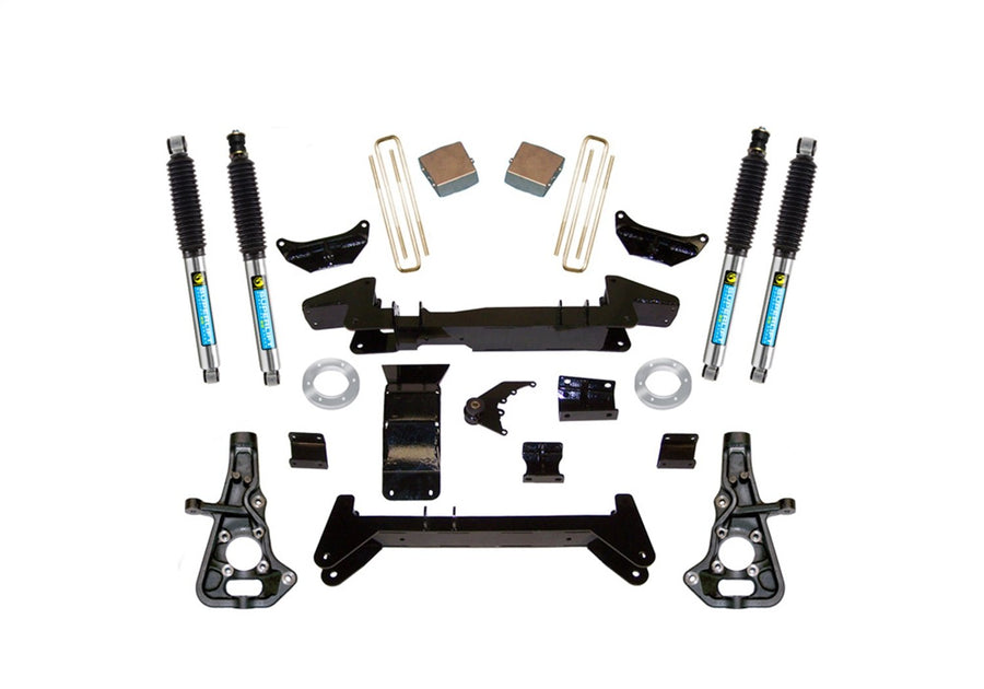 SUPERLIFT SUSPENSION RealTruck 6" Lift Kit | Complete Lift Kit with Front & Rear Bilstein 5100 Series Shocks | K861B | Fits 1999-2010 Chevrolet Silverado/GMC Sierra 1500HD/2500 Non HD Models