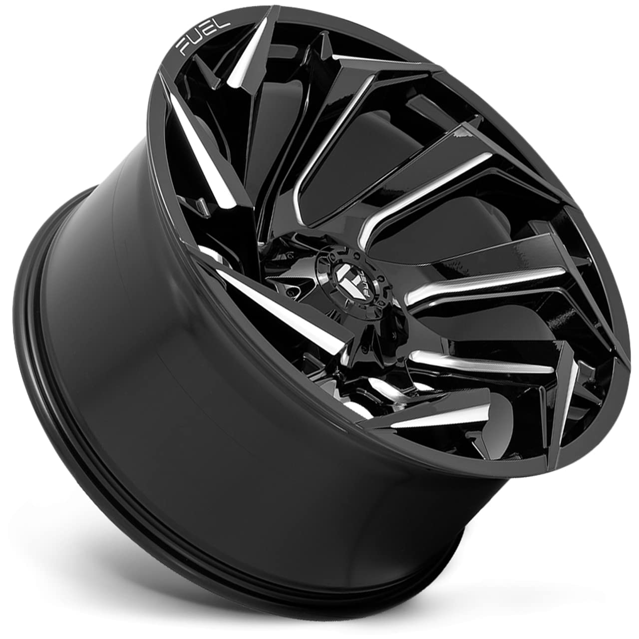 D753 REACTION FUEL OFF-ROAD 22X12, 8X6.5, 4.77, -44mm GLOSS BLACK MILLED - D75322208247