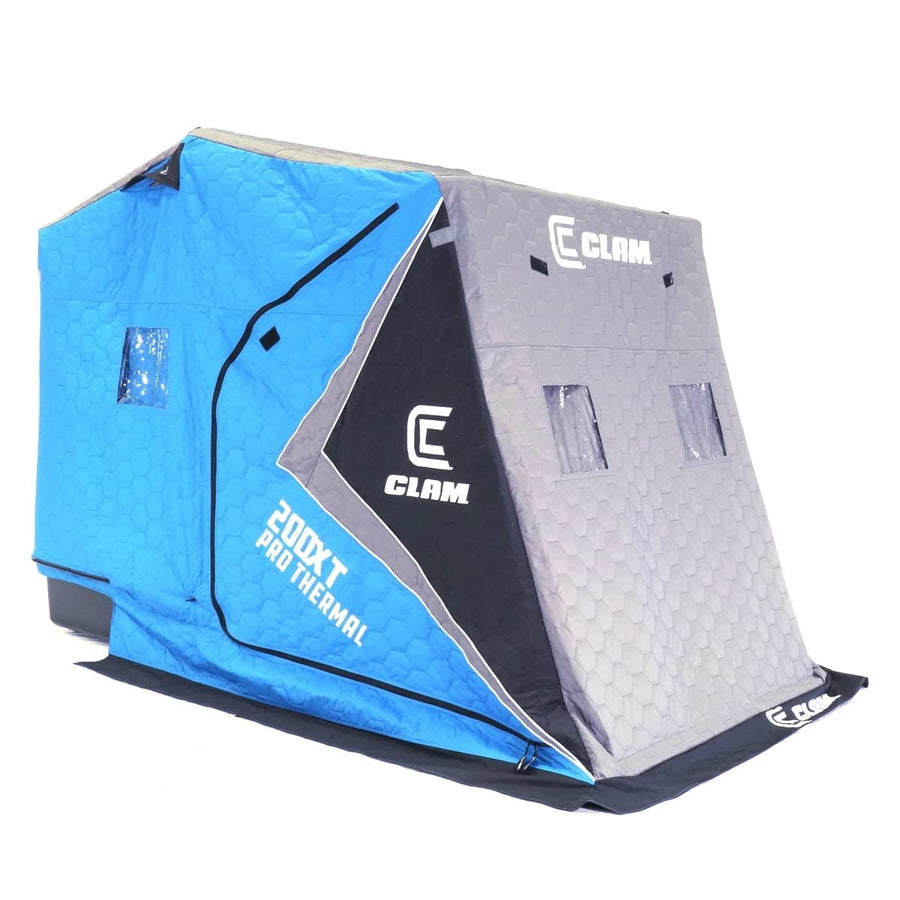 X200 Pro CLAM Thermal XT Flip-Over 2-Person Ice Fishing Shelter 16608