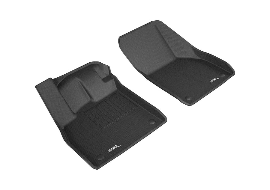 Kagu Floor Mat (Black) 3D MAXpider Custom Fit Compatible with Audi TT (FV/8S)/TT RS (FV/8S) 2016-2023 - Front Row