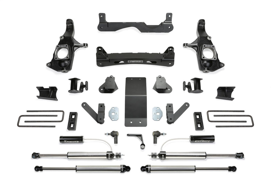 Fabtech K1124DL 4 in. Lift Crossmember System w/Dirt Logic 2.25 Resi Shocks