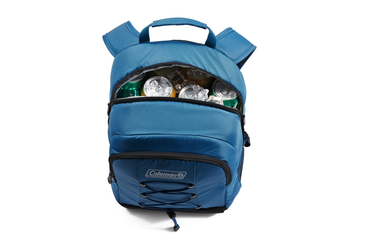 Coleman Insulated Chiller Backpack Cooler, Leakproof 28-Can Cooler with 12+ Hour Ice Retention, Made with Recycled Materials, Great for Beach, Camping, Hiking, Tailgates, Groceries, & More