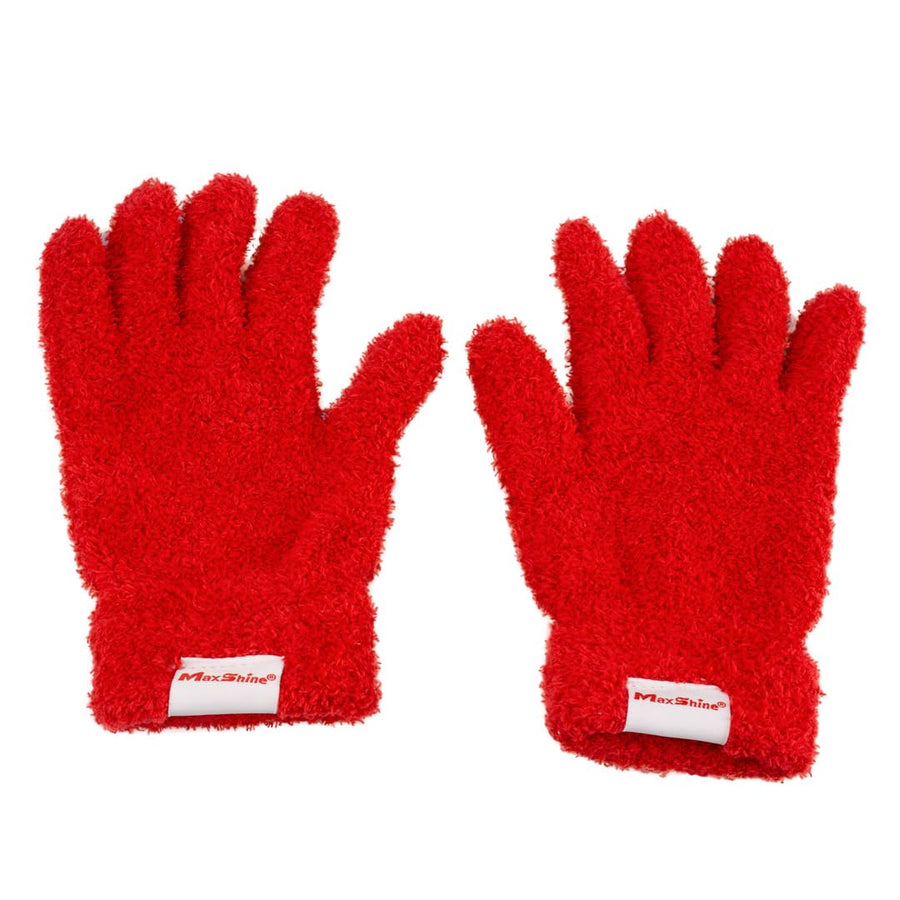 Maxshine Plush Universal Microfiber Gloves | Ultra-Soft Wash Gloves for Car Detailing | Scratch-Free Reusable Cleaning Accessory | Perfect for Cleaning & Reaching Small Areas on Cars & Auto Surfaces