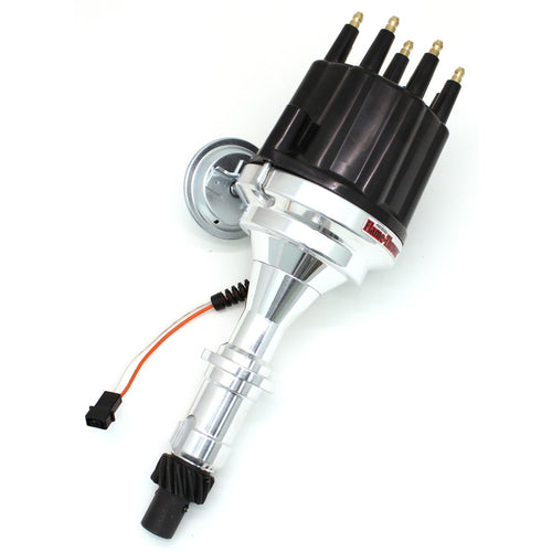 Pertronix Billet Distributor D320710 (Mag Trig Pontiac 301-455 Black Male cap)