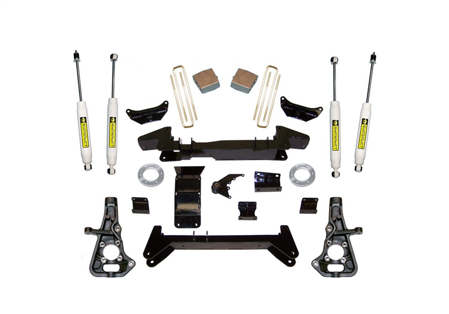 SUPERLIFT SUSPENSION RealTruck 6" Lift Kit for Silverado/Sierra | Complete Lift Kit with Front & Rear Shadow Series Shocks | K860 | Fits 2001-2010 Chevrolet Silverado / GMC Sierra 2500 / 3500HD 4WD