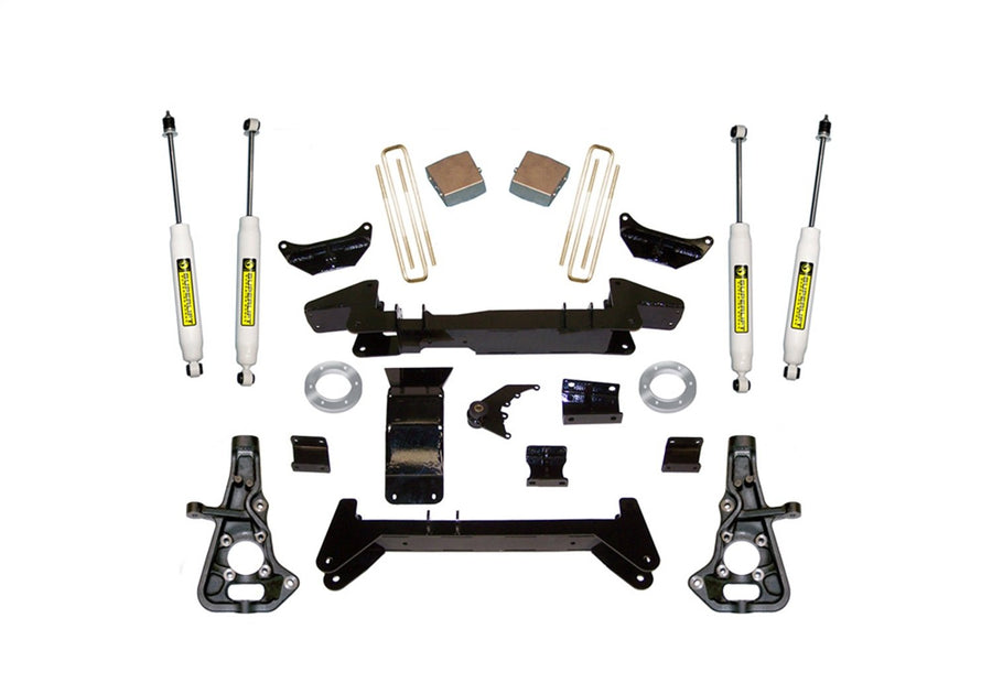 SUPERLIFT SUSPENSION RealTruck 6" Lift Kit for Silverado/Sierra | Complete Lift Kit with Front & Rear Shadow Series Shocks | K860 | Fits 2001-2010 Chevrolet Silverado / GMC Sierra 2500 / 3500HD 4WD