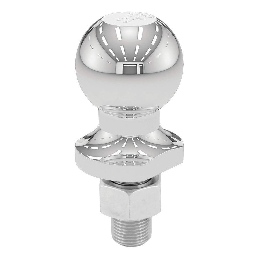 CURT 40061 Trailer Hitch Ball Chrome, 2,000 lbs, 1-7/8-Inch Diameter, 3/4 x 1-5/8-Inch Shank
