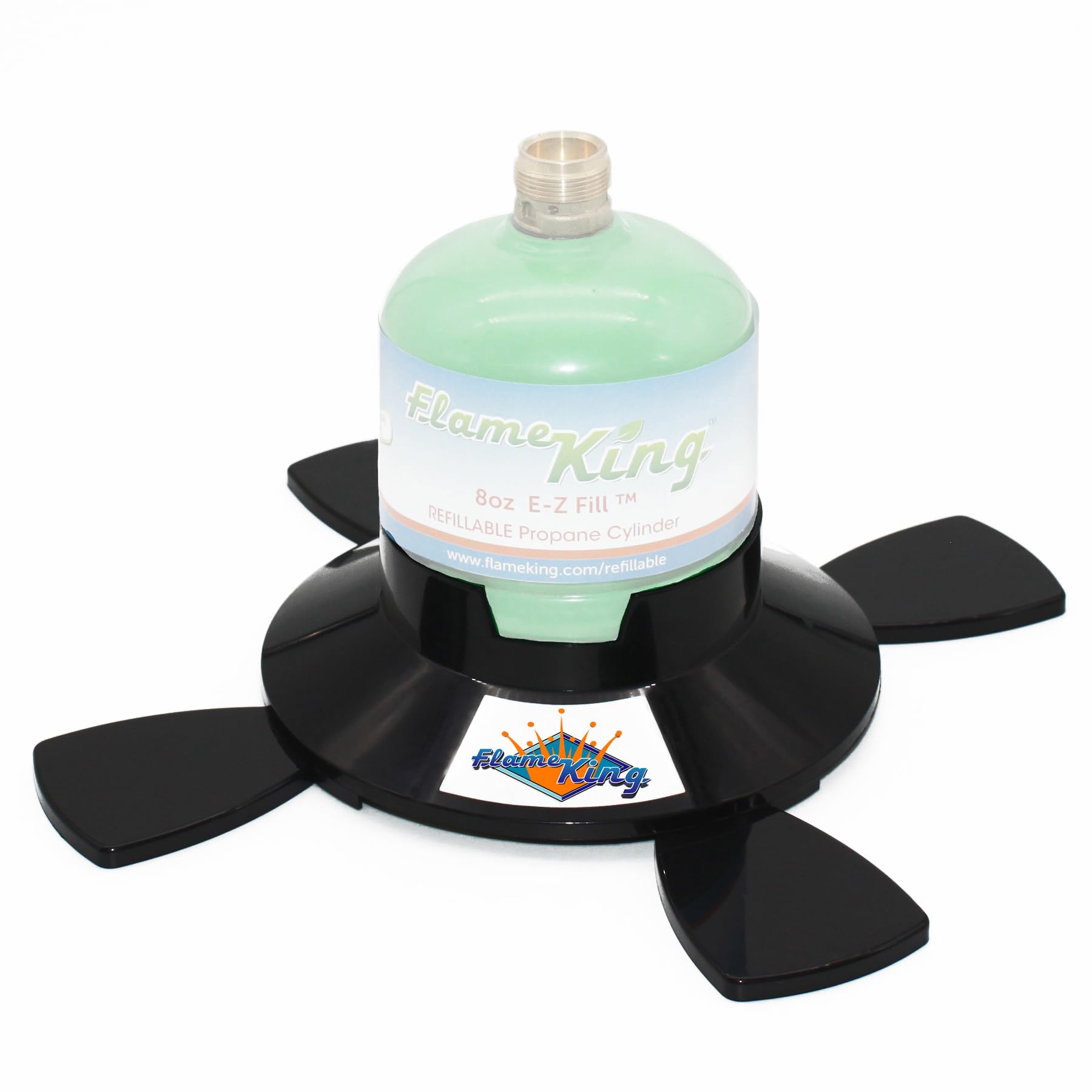 Flame King Propane Base YSN1LBB for 1LB and 1/2LB Canisters for Safety and Stability