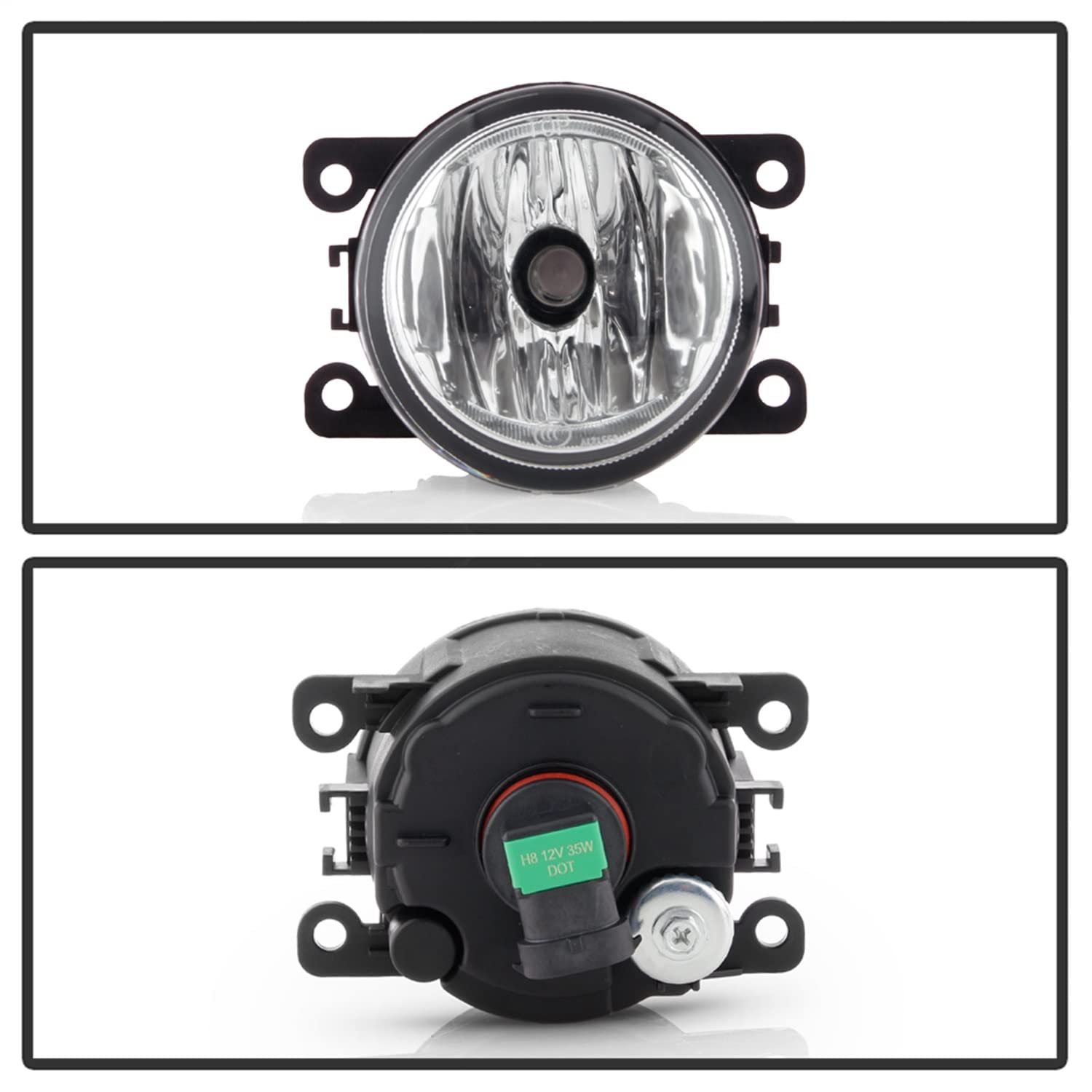 Spyder 5086990 OEM Style Halogen Fog Lights W/Universal Switch- Clear Dodge Ram 2019-2020 1500 Only (Donâ€˜t Fit 2500/3500)