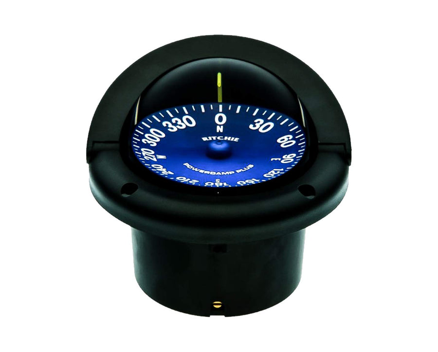 Ritchie SS-1002 Navigation Supersport Flush Mount Compass, Black, 3.75"