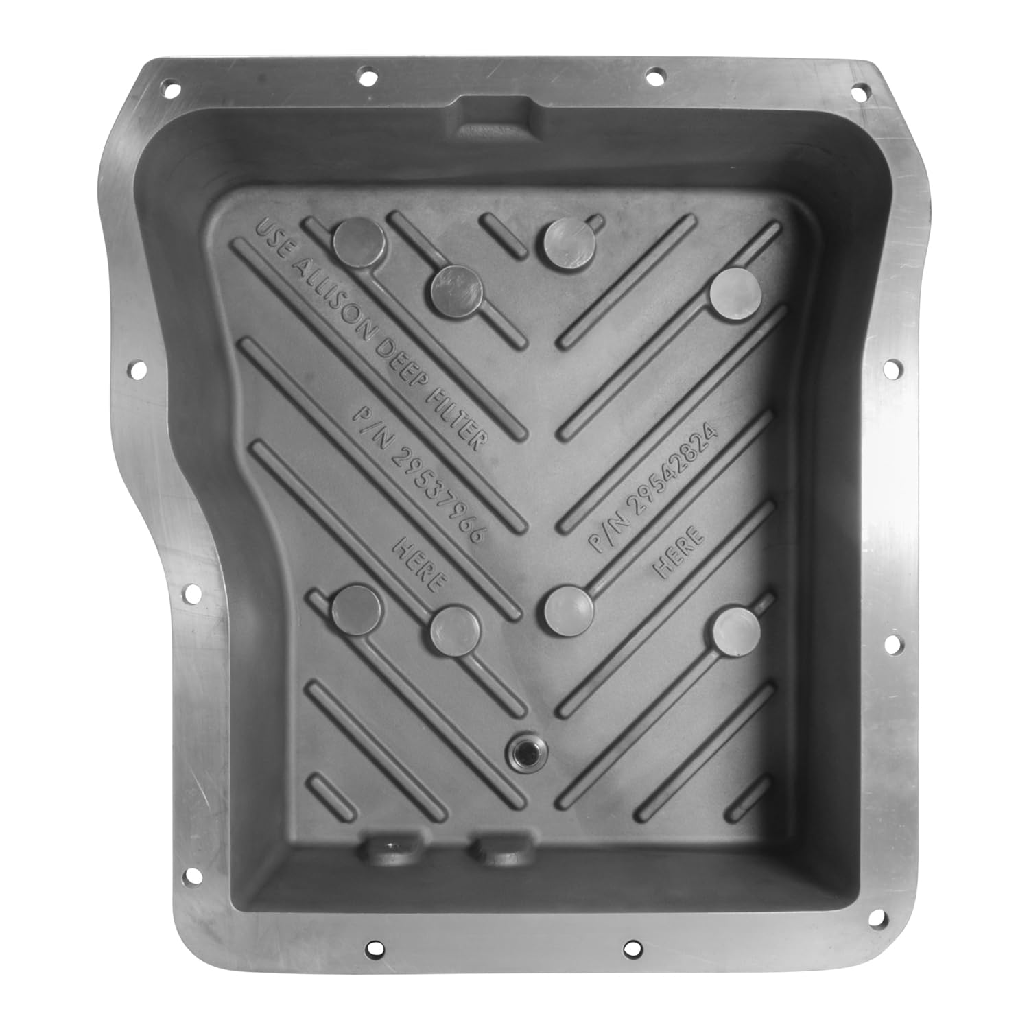 High-Capacity Aluminum Yukon Gear & Axle Allison Transmission Pan, Compatible with 2001-19 GM 2500/3500, YHCTP-A1000