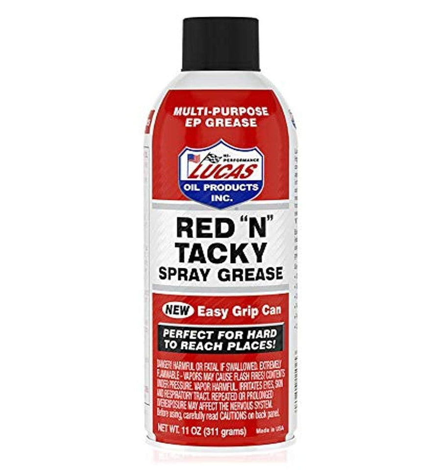 Lucas Oil 11025 Easy Grip Red "N" Tacky Aerosol Spray - 11 Ounce