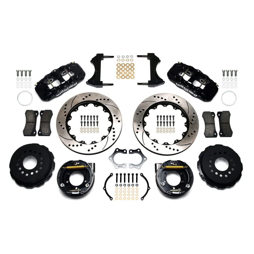 14.00" AERO4 Rear P-Brake Kit, Drilled