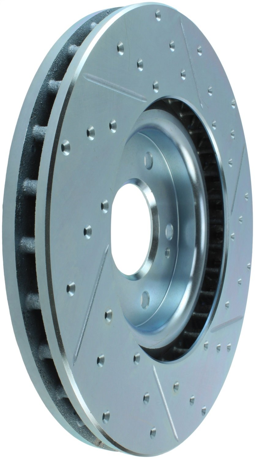StopTech 227.46064R Brake Rotor Select Sport Drilled and Slotted; Front Right