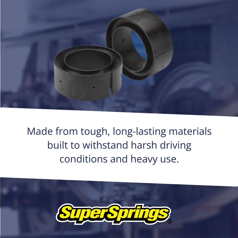 CSS-1125 SuperSprings | SumoSprings Coil for various applications | 1.25 inch inner wall height, black