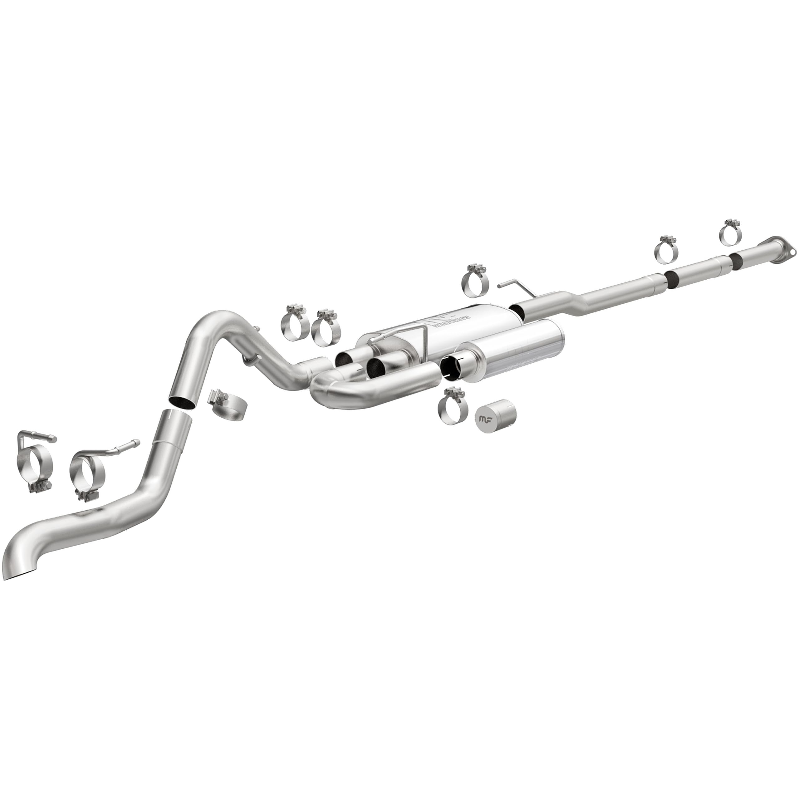 MagnaFlow Exhaust Performance System 19585: Cat-Back, Overland Series, For 2005-2015 Toyota Tacoma, Single Passenger Side Rear Exit Style