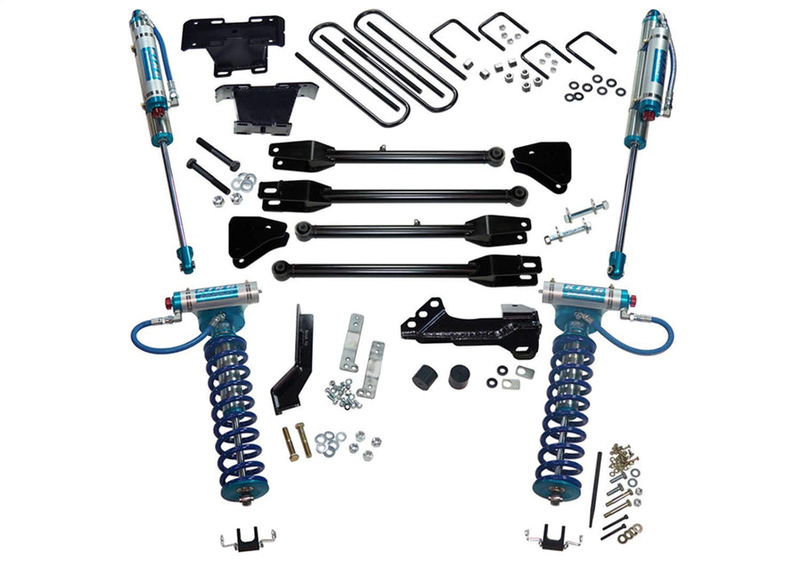 SUPERLIFT SUSPENSION RealTruck 4" Lift Kit for Ford F-250/F-350 | Complete Lift Kit with King 2.0 Coilovers and 4-Link Arms | K166KG | Fits 2017-2022 Ford F-250 / F-350 4WD