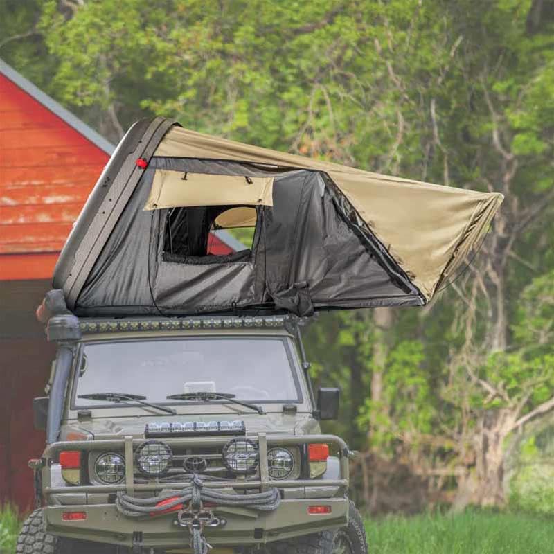 HD Bundu 4 - Overland Vehicle Systems Annex Room Extension, Black Body & Grey Trim