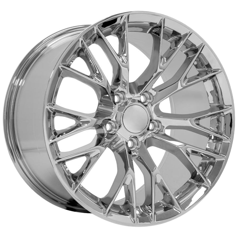 CV22-17095-5475-54C OE Wheels 17" Replica Wheel Fits Chevrolet Corvette - C7 Z06 Rim 17x9.5 Chrome Wheel