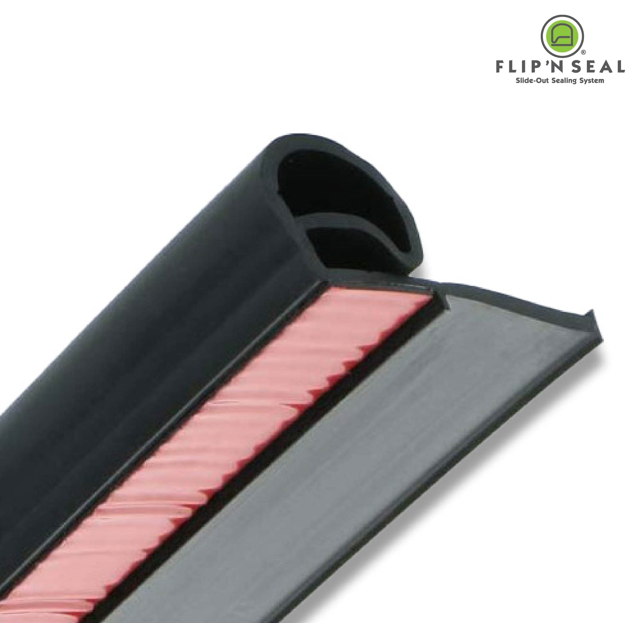 4002898 Flip 'N Seal® RV Slide-Out Seal .91" Bulb x 2.5" Wipe (40 feet)