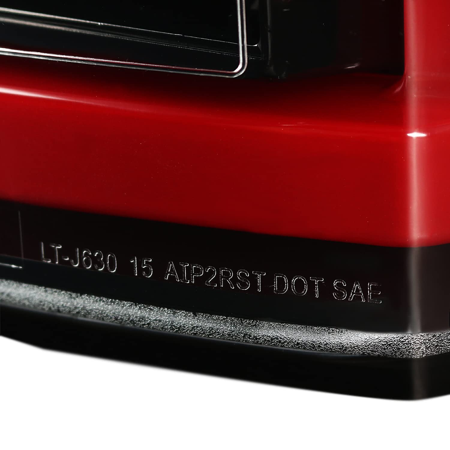 Jet Black Housing SPEC-D TUNING Red LED Bar Tail Lights Compatible with 2015-2020 GMC Yukon Denali SLE SLT, 2015-2020 GMC Yukon XL Denali SLE SLT, Left + Right Pair Assembly