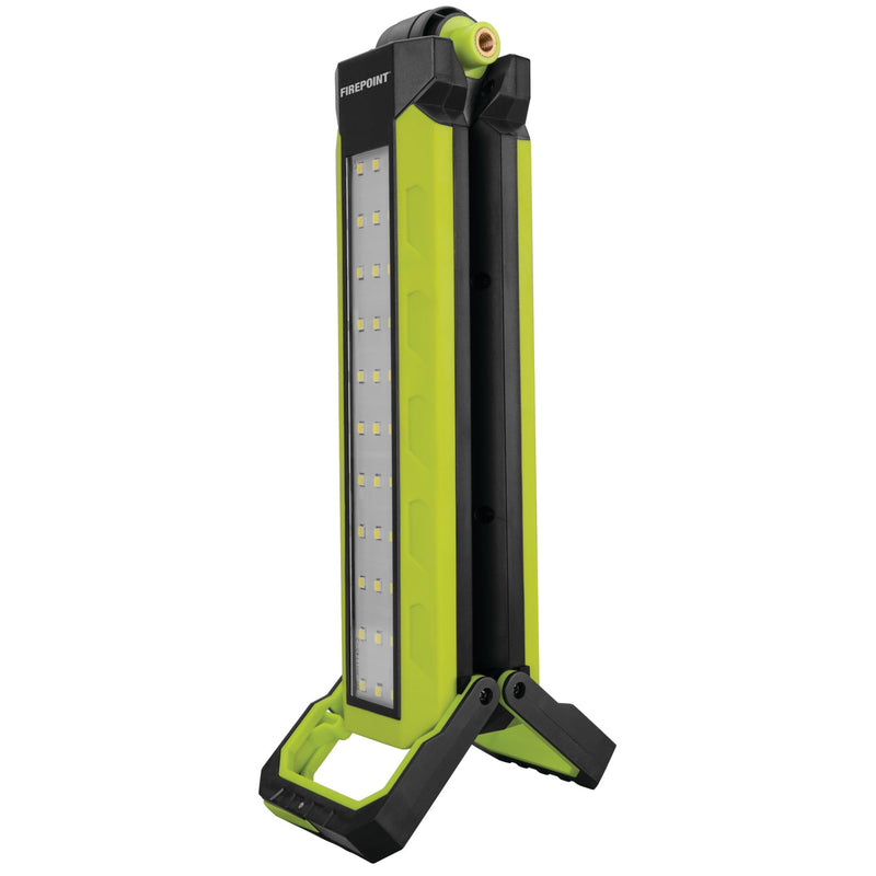 Firepoint Performance Tool W2697 1000+LM Li-ion Folding Underhood Light - Foldable, Rechargeable, Magnetic Base, SMD LEDs, Green/Black
