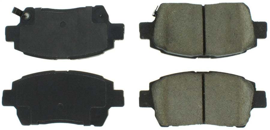 Front StopTech 308.08220 Brake Pads with Shims and Hardware Street