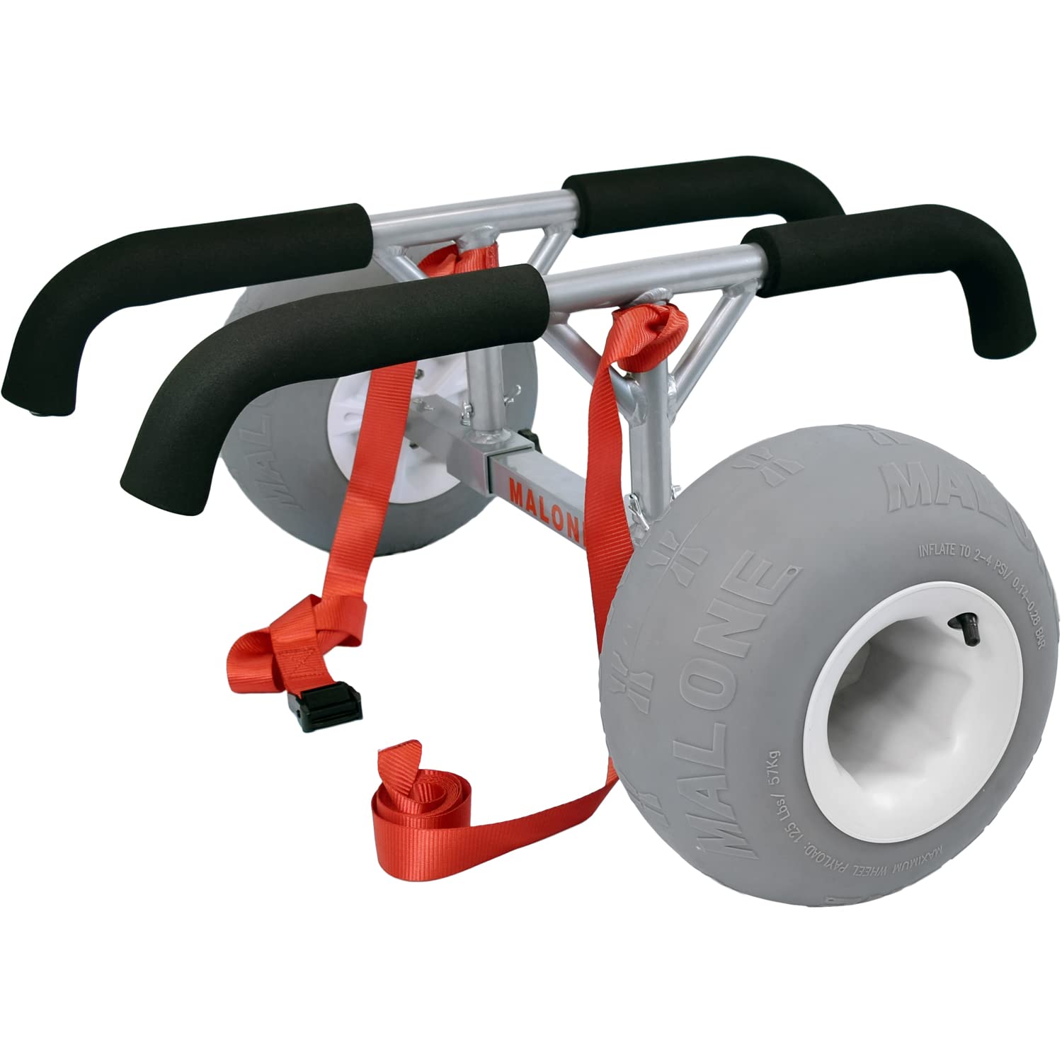 Traverse TRX-S Malone Balloon Wheel Kayak/Canoe Cart, Silver