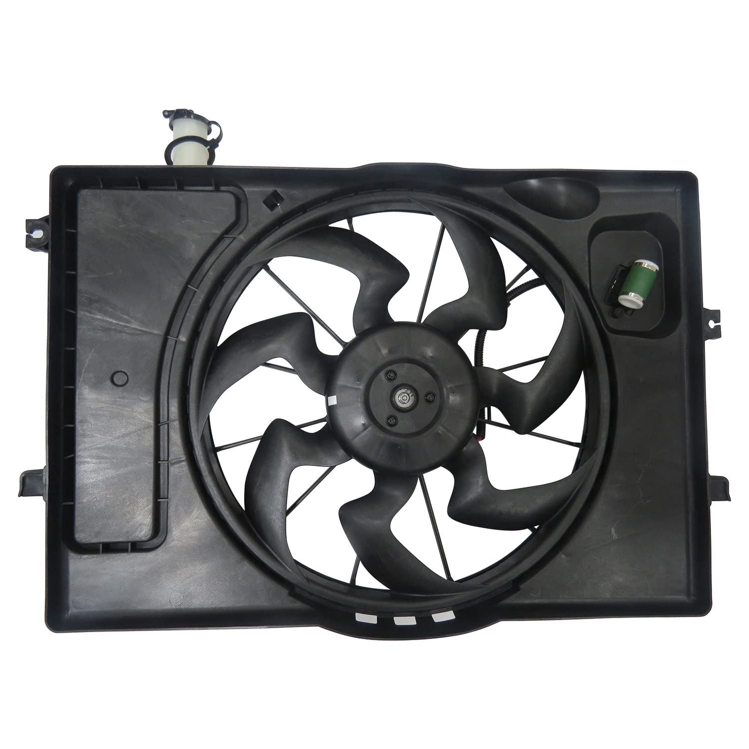Replacement TYC 623820 Cooling Fan Assembly for Hyundai Elantra, 1 Pack