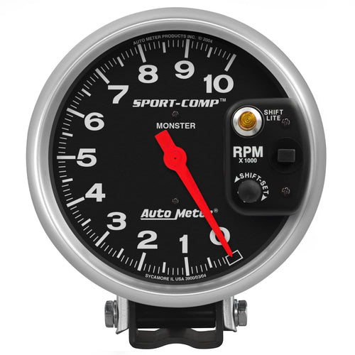 Auto Meter Sport-Comp 3903 Shift-Lite Tachometer,5.000 in.