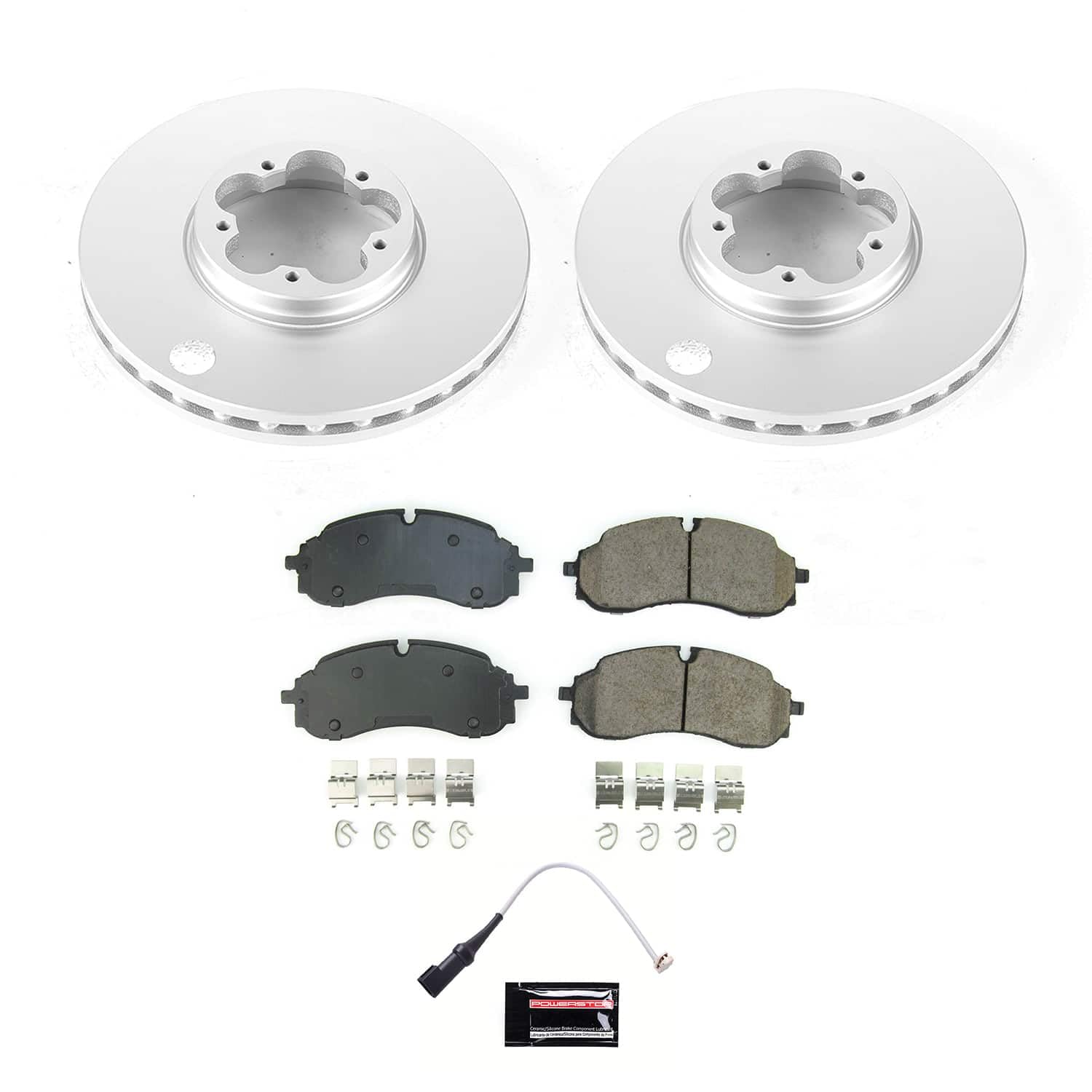 Power Stop KOE8986 Front Brake Pads and Rotors Stock Replacement Brake Kit Autospecialty