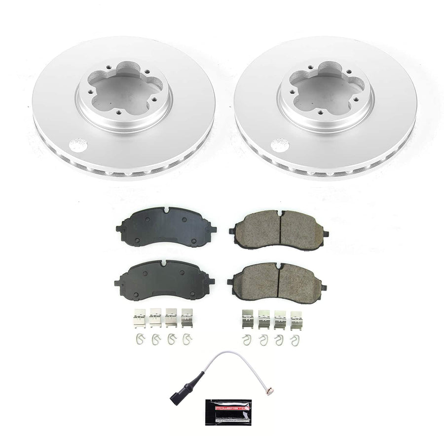 Power Stop KOE8986 Front Brake Pads and Rotors Stock Replacement Brake Kit Autospecialty