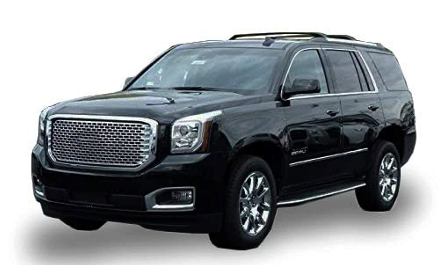 Black Horse Off Road Aluminum Black OEM Replica Cross Bar Compatible with 15-20 Tahoe/Yukon/Yukon XL/Suburban/Escalade/Escalade ESV