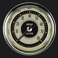 Nostalgia Classic Instruments 2-1/8" Tachometer NT183SHC