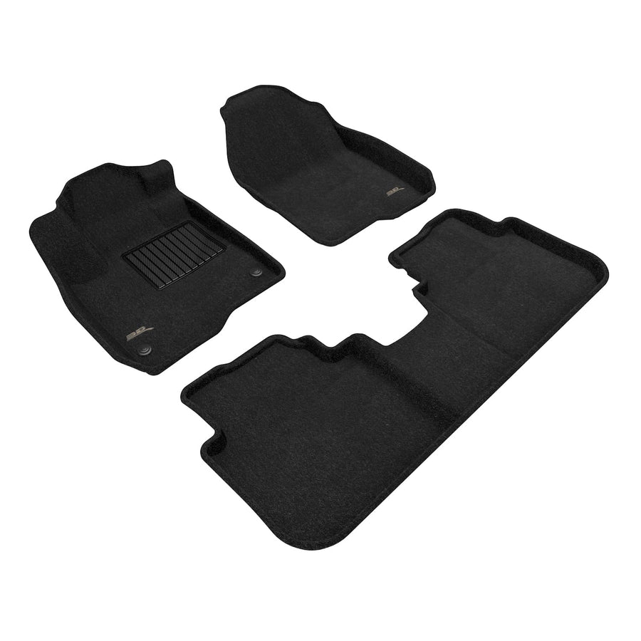 Elegant 3D MAXpider Floor Mat (Black) Compatible with Honda CR-V/Honda CR-V Hybrid 2023-2026 - Full Set